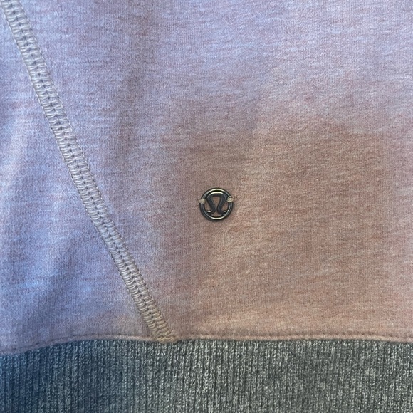 Lululemon Crew Love Pullover Heathered Bark Berry / Heathered Speckled Grey - Picture 2 of 13